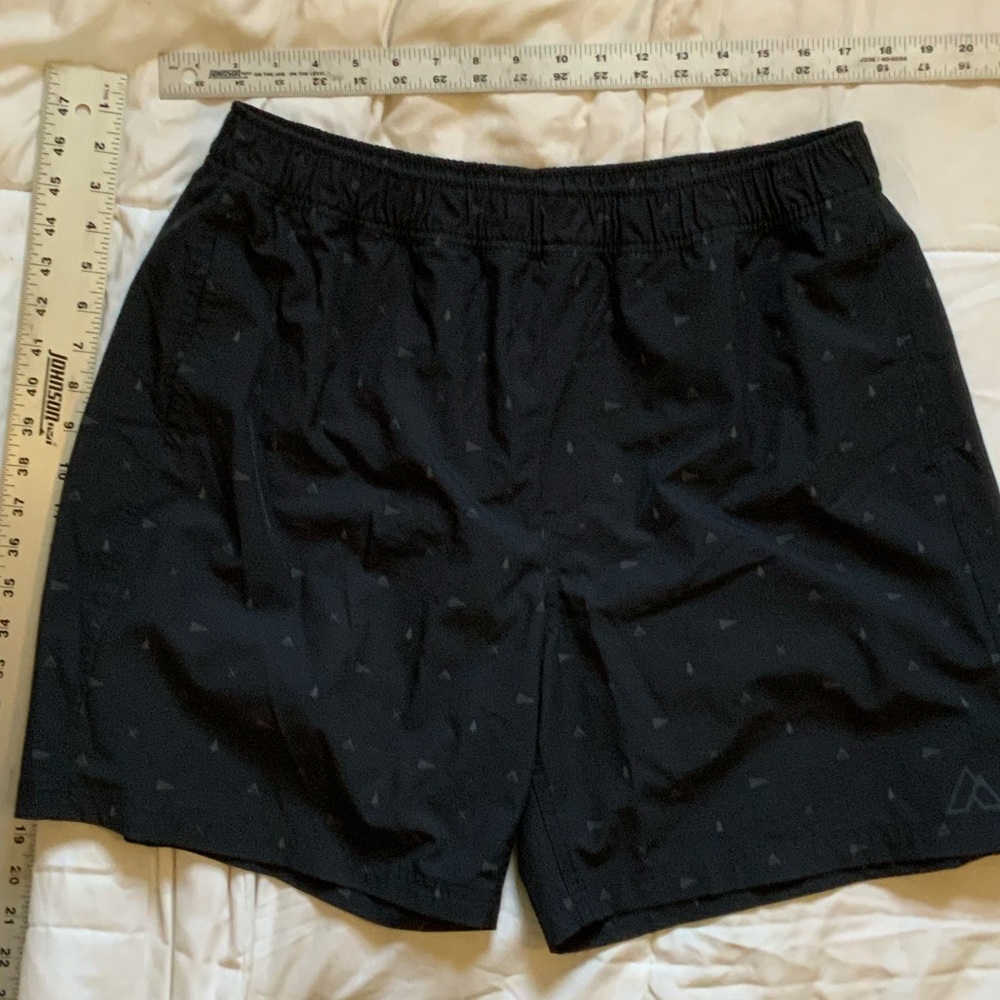 Alpine Design Black and Gray Athletic Shorts